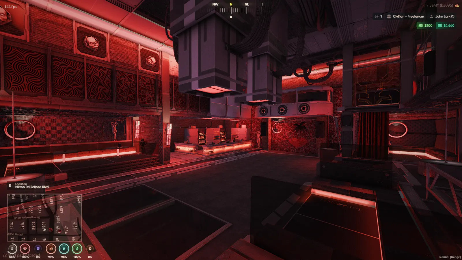 The underground club