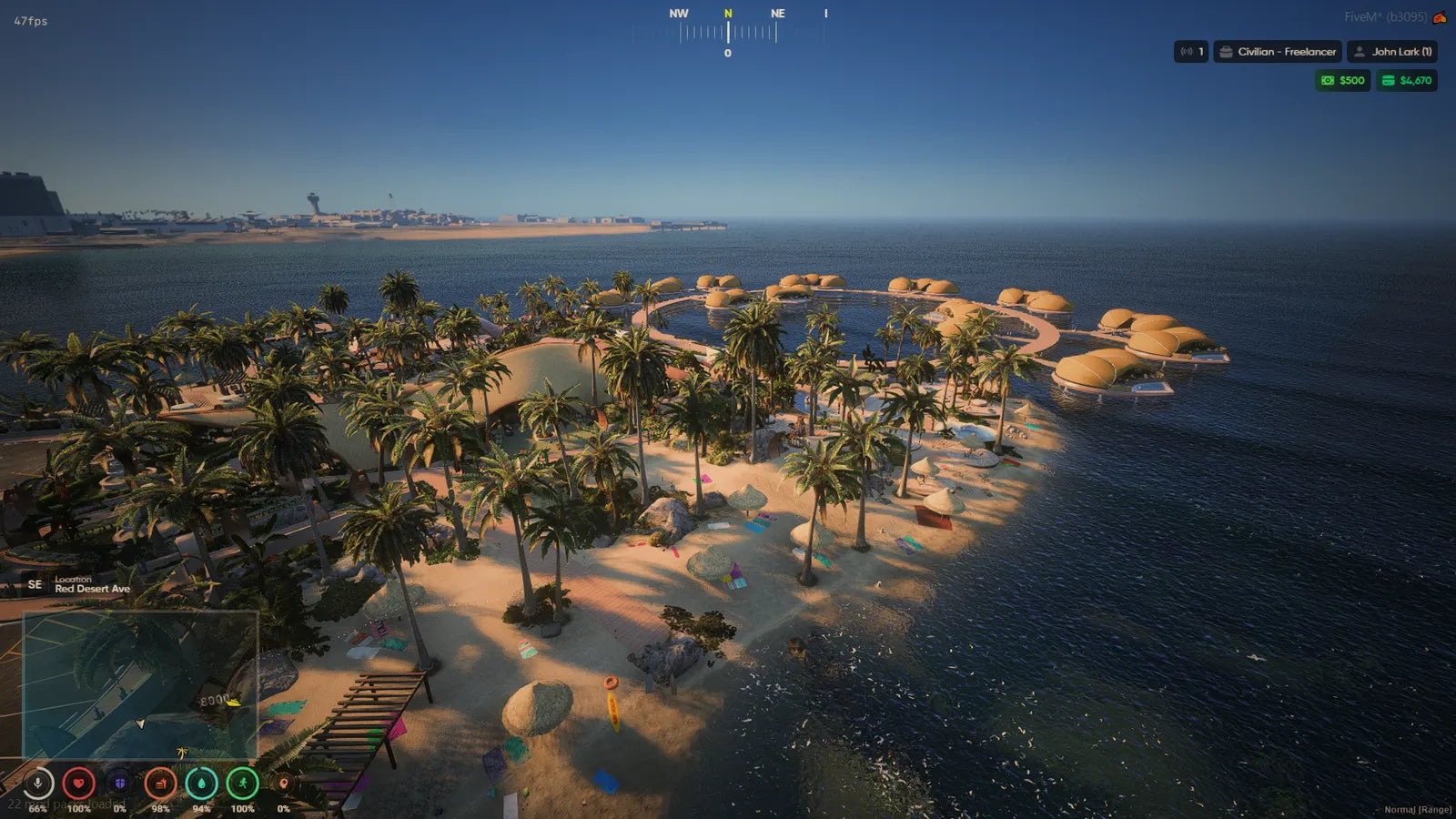 Beach resort